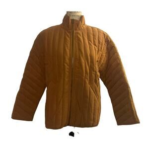 Disamer Tan Light Weight Quilted Jacket